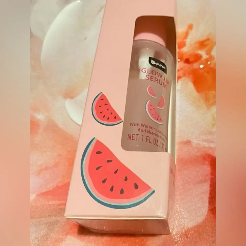 🎊B-Pure set of 2 Glow up serum with watermelon 🍉 Extract Niacinamide 1 FL OZ